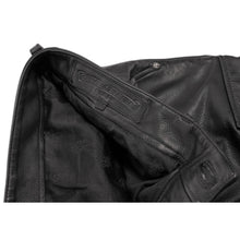 Chrome Hearts 'Devil Dog' Black Leather Cargo Pants