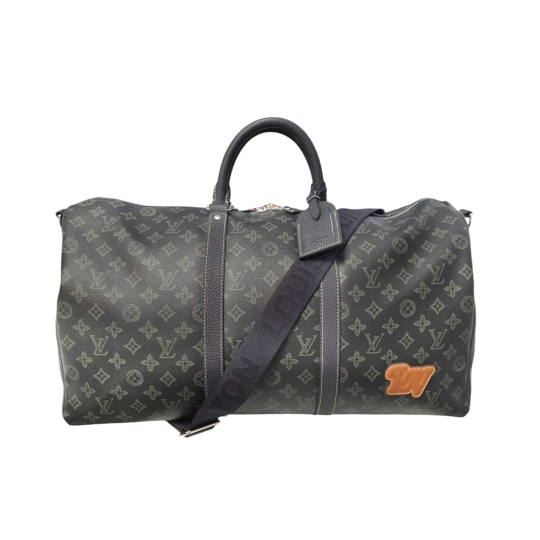 Louis Vuitton 'Dark Green' Record Keepall 50