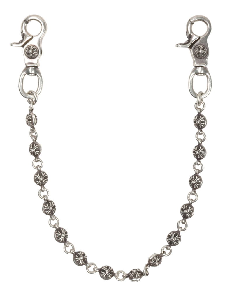 Chrome Hearts 'Crossball' 18 in Wallet Chain