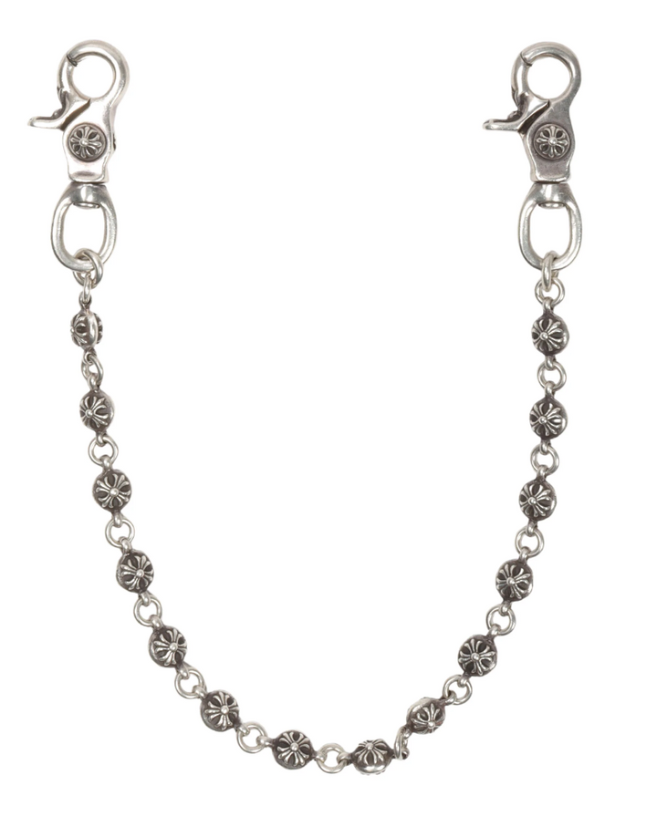 Chrome Hearts 'Crossball' 18 in Wallet Chain