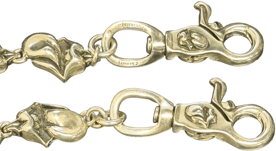 Chrome Hearts 'Rolling Stones' 13 Link Silver Wallet Chain