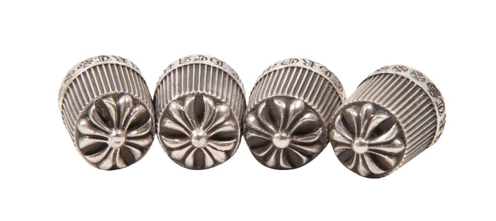 Chrome Hearts Silver Tire Caps