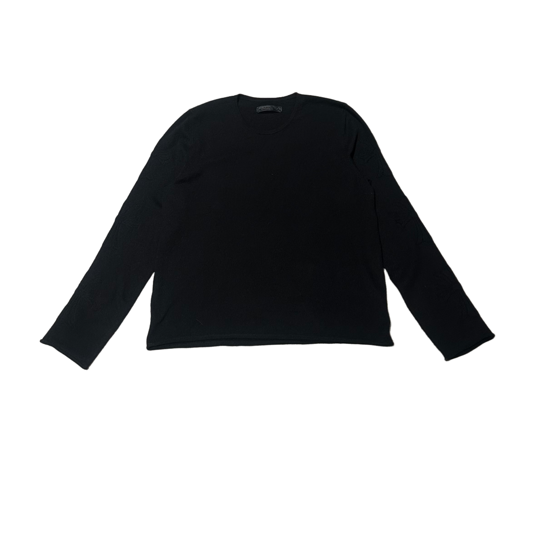 Chrome Hearts 'Black' Cashmere Longsleeve Tee