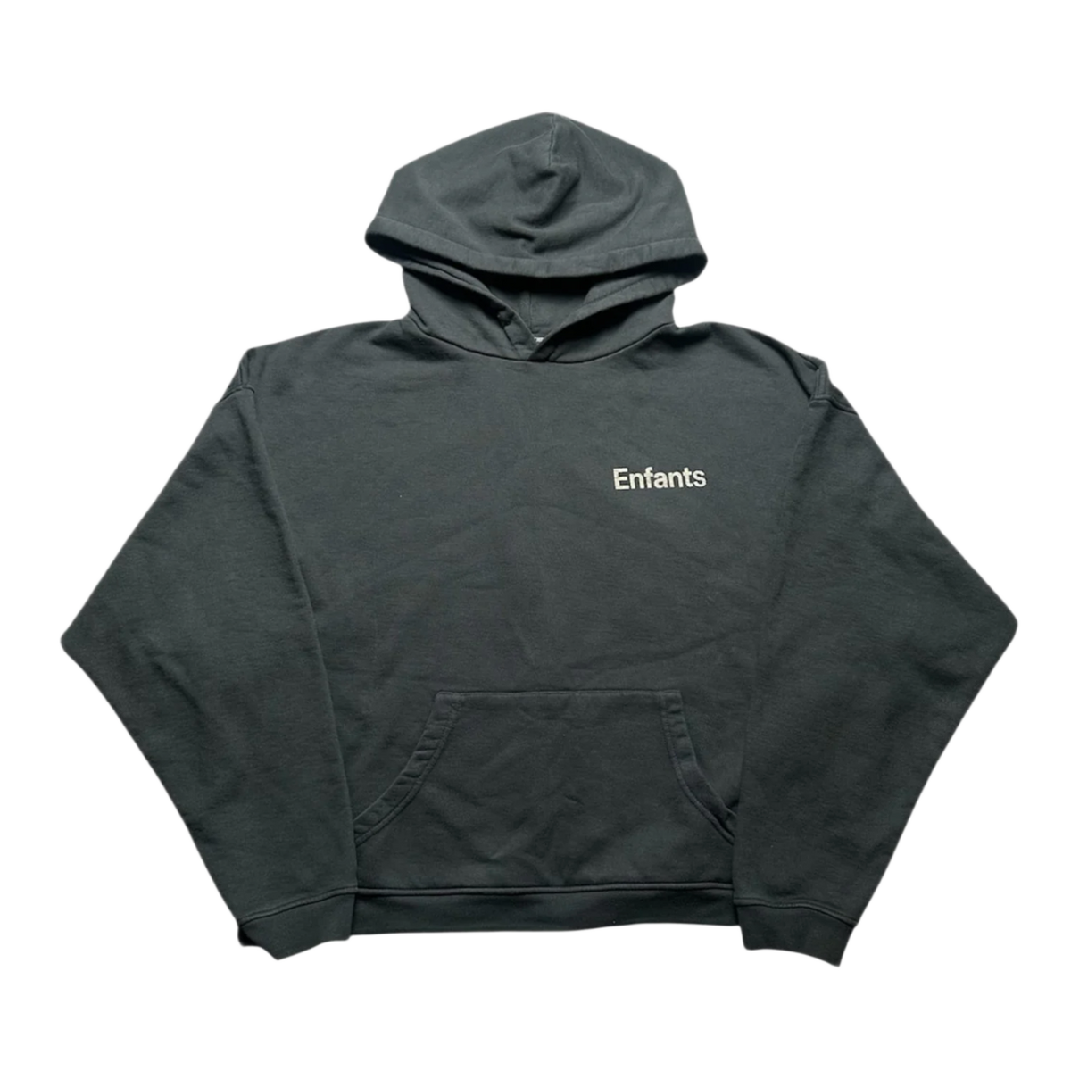 Enfants Riches Déprimés 'Ticket to Death' Cropped Black Hoodie