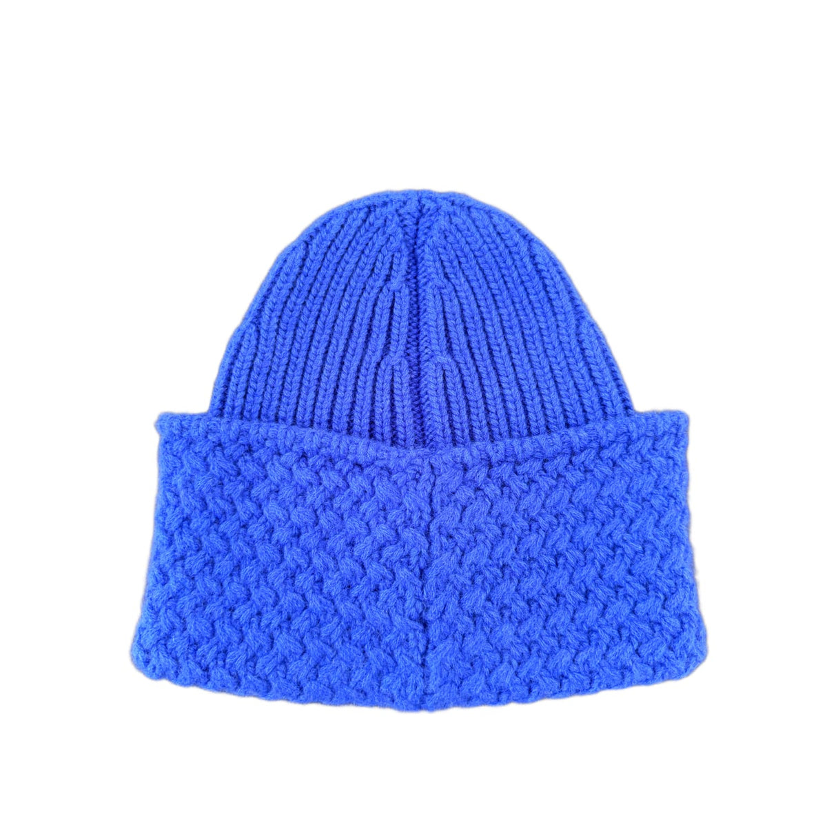 Chanel 'Blue' CC Cashmere Knit Beanie