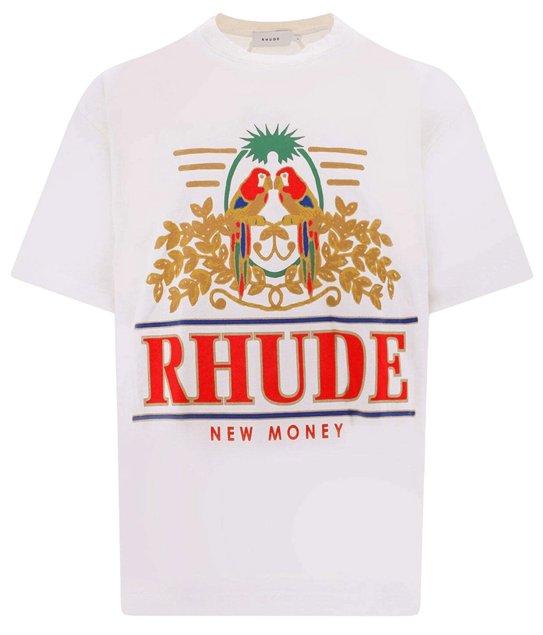 Rhude 'Parakeet' Old Money White Tee