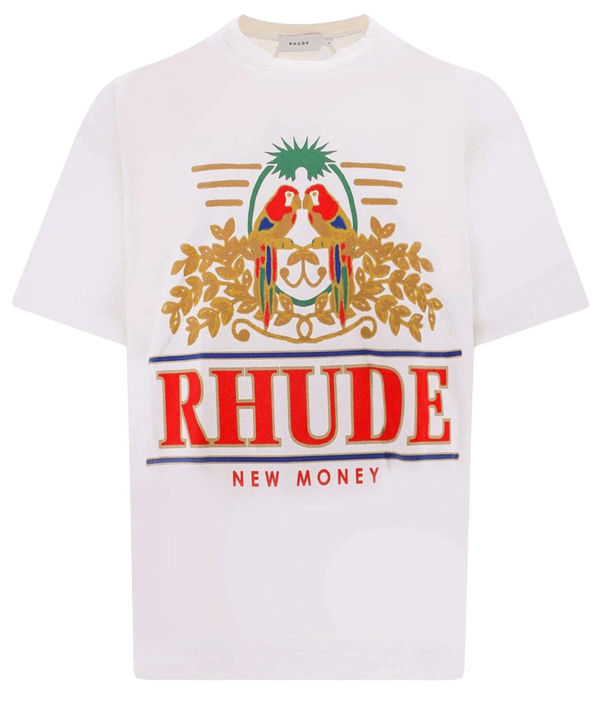 Rhude 'Parakeet' Old Money White Tee