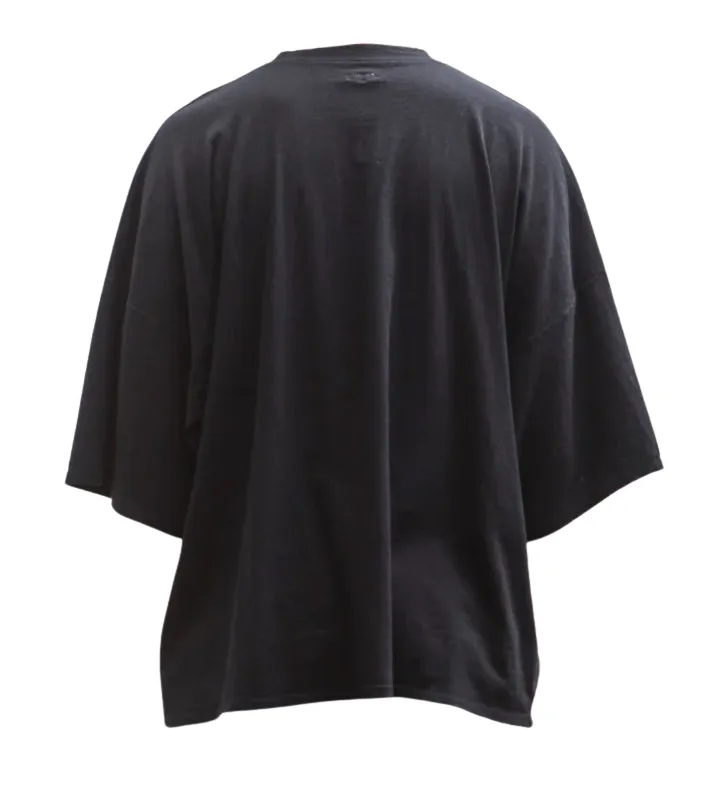 Kapital 'Denim Repair' Black Jersey Tee