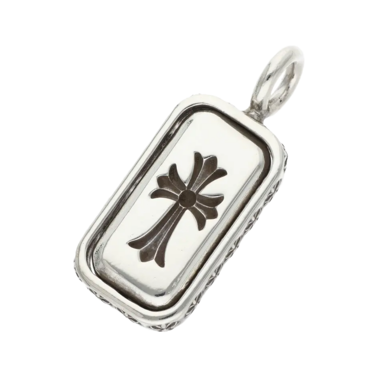 Chrome Hearts 'Silver' Flip Dagger Cross Pendant