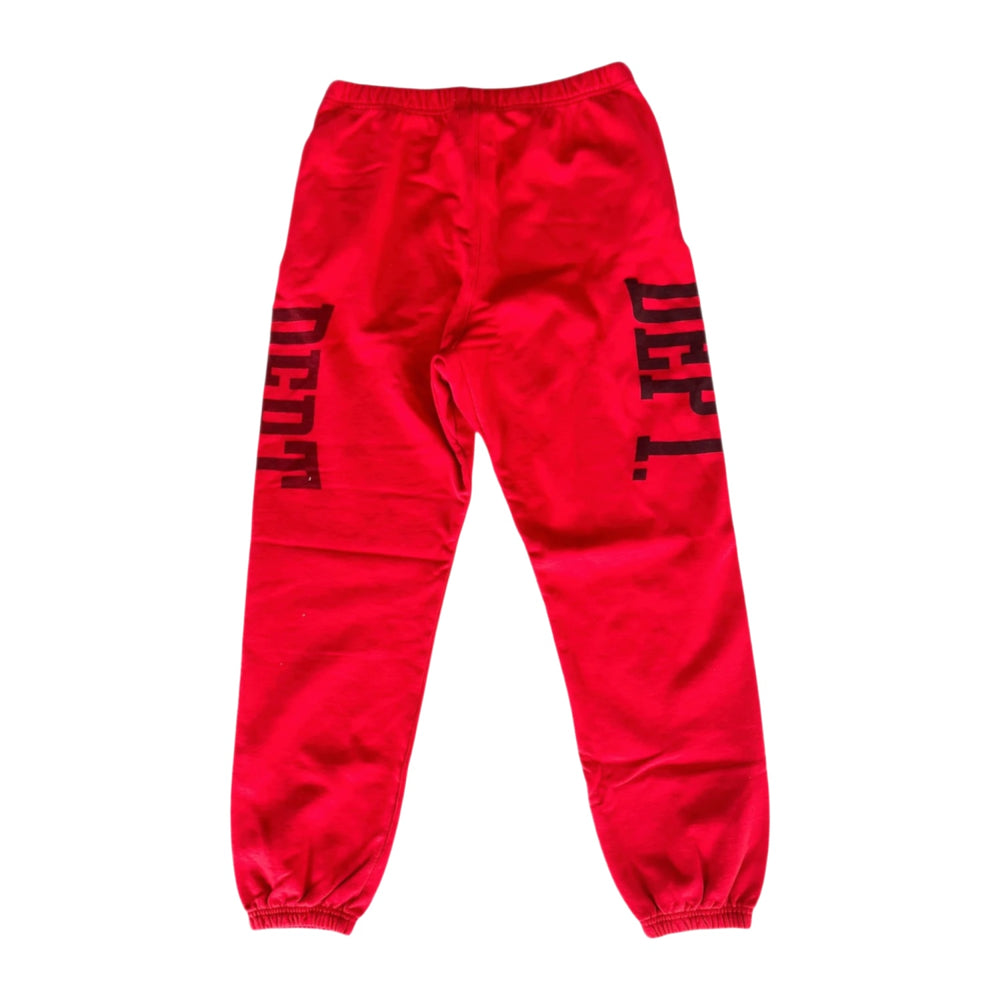 Gallery Dept 'Red/Black' Logo Sweatpants