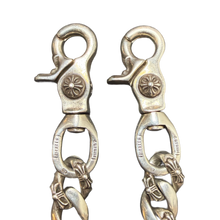 Chrome Hearts 'Fancy Link' 16in Double Clip Wallet Chain