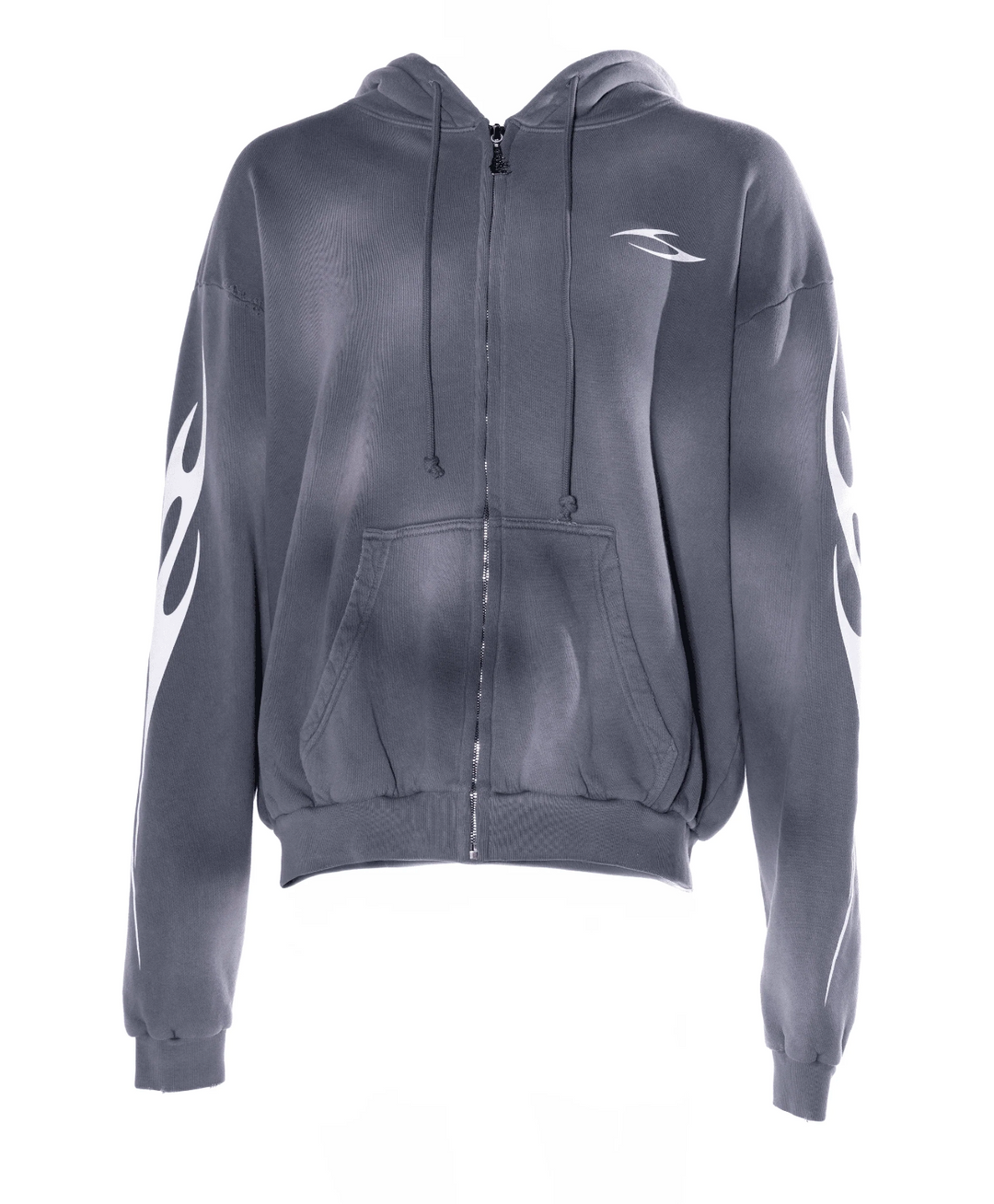 Hellstar 'Grey' Uniform Zip Up Hoodie