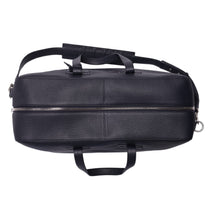 Tom Ford 'Navy Blue' Leather Duffle Bag