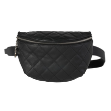 Chanel 'Black' Calfskin Quilted Uniform Belt Bag