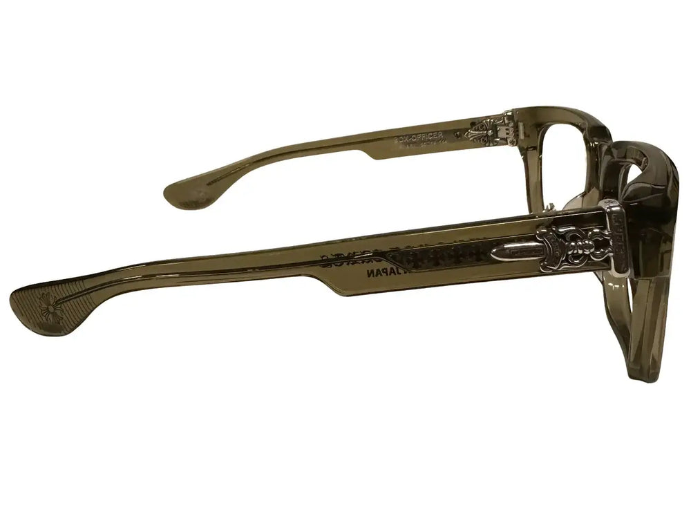 Chrome Hearts 'Box Officer' Green Tint Glasses