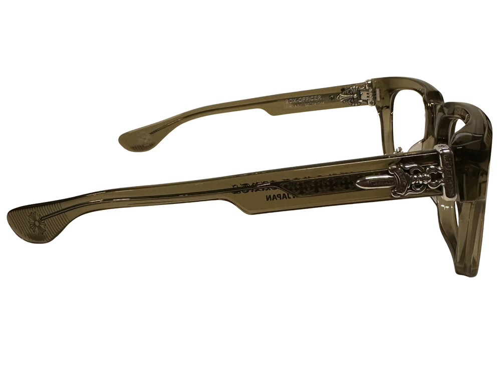 Chrome Hearts 'Box Officer' Green Tint Glasses
