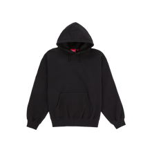 Supreme Satin Applique Hooded Sweatshirt (SS26) Black