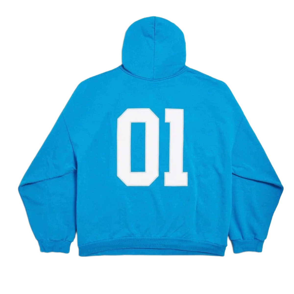 Balenciaga 'Basketball' Blue Oversized Hoodie