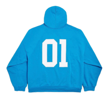 Balenciaga 'Basketball' Blue Oversized Hoodie