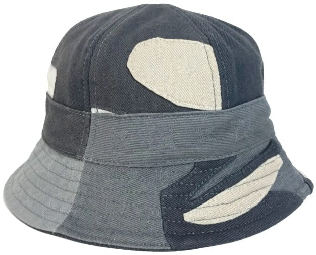 Louis Vuitton KidSuper 'Grey' Patchwork Bucket Hat