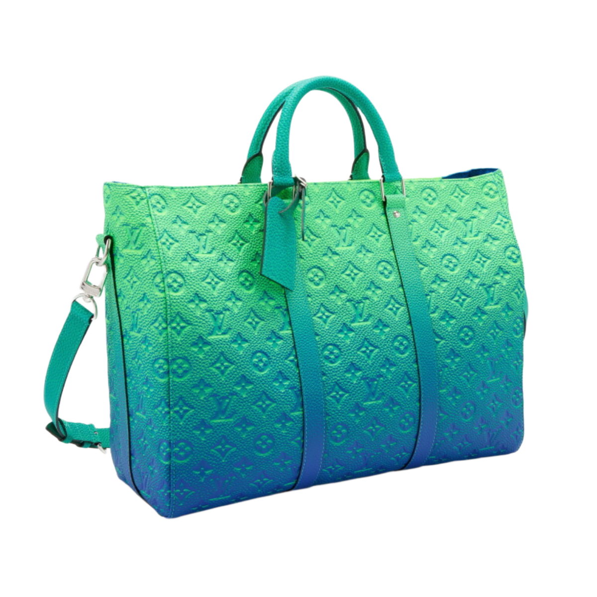Louis Vuitton x Virgil Abloh 'Illusion' Monogram Leather Keepall Tote