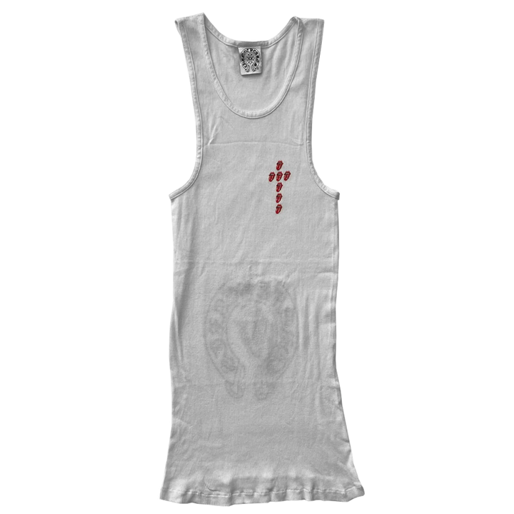 Chrome Hearts X Rolling Stones 'Hot Lips' Tank Top