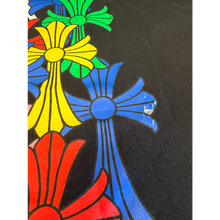 Chrome Hearts 'Multicolor Cross' Cemetery Black Pocket Tee