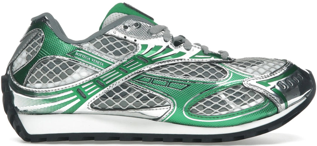 Bottega Veneta 'Silver Parakeet' Orbit Sneakers