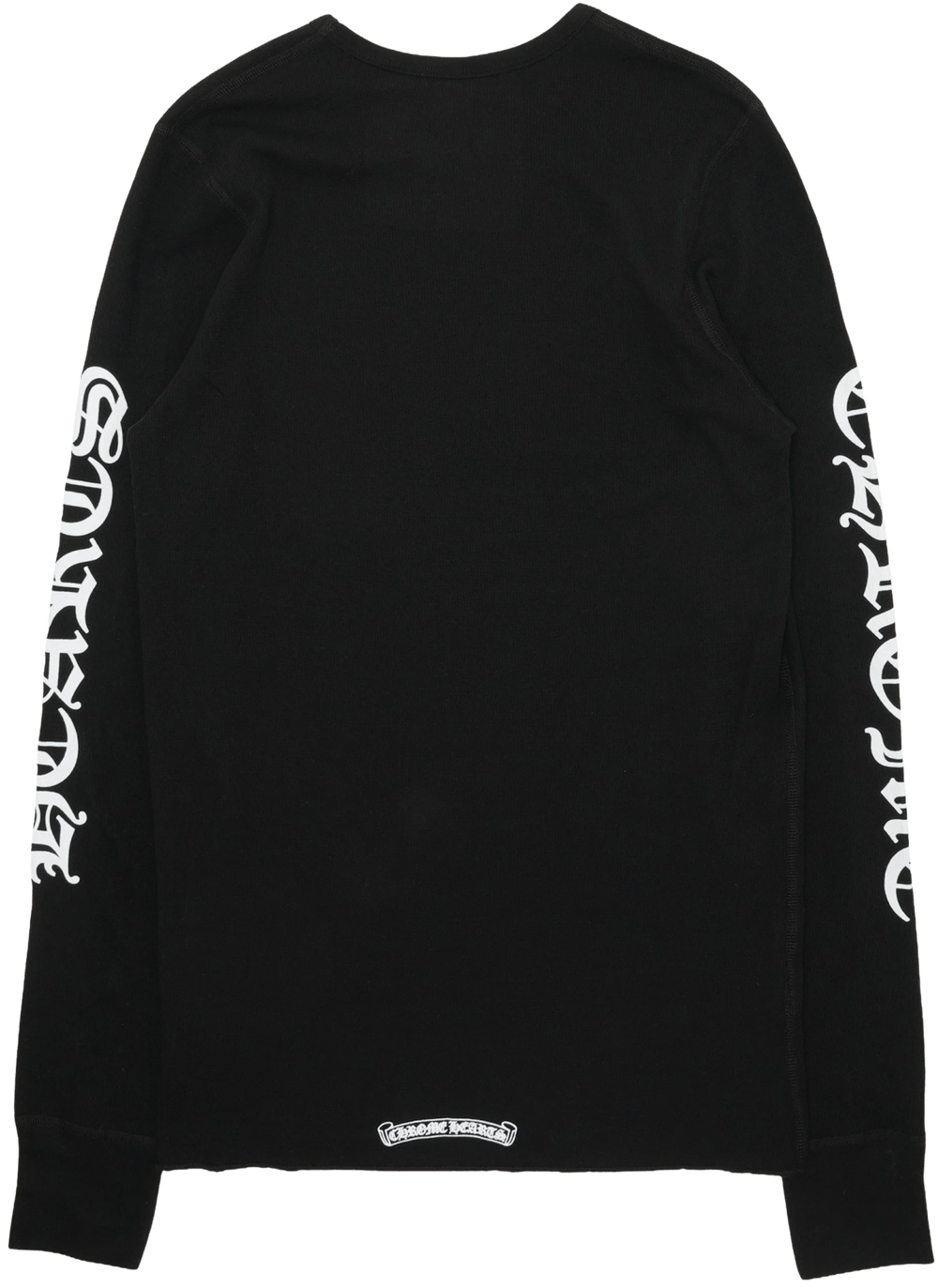 Chrome Hearts 'Scroll Logo Black' Thermal Longsleeve