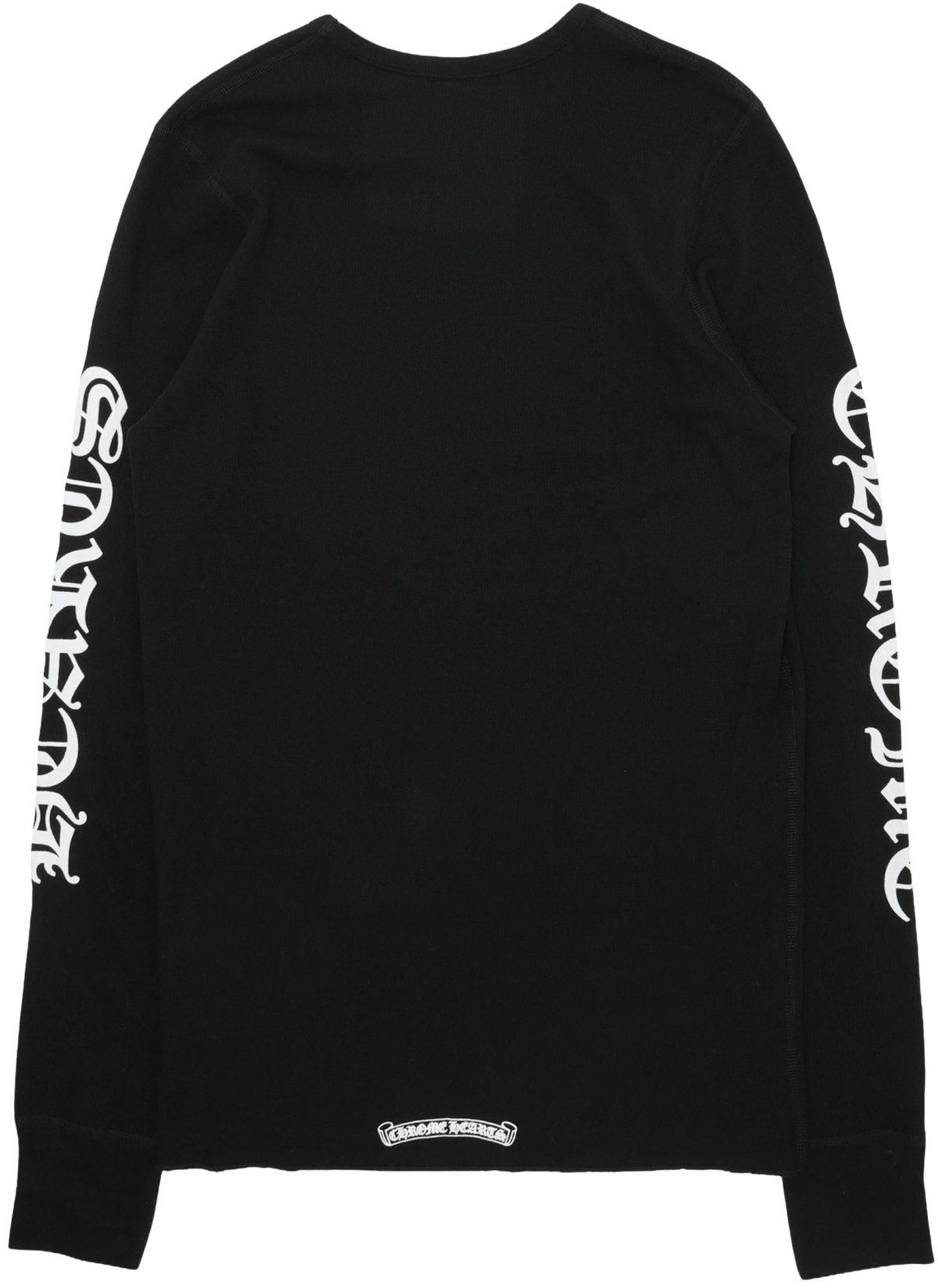 Chrome Hearts 'Scroll Logo Black' Thermal Longsleeve