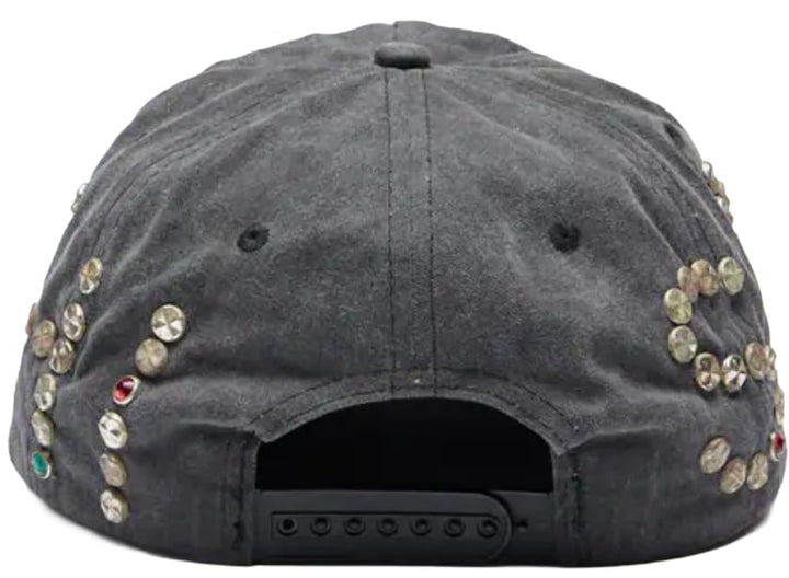 Satoshi Nakamoto 'Washed Grey' Studded Hat