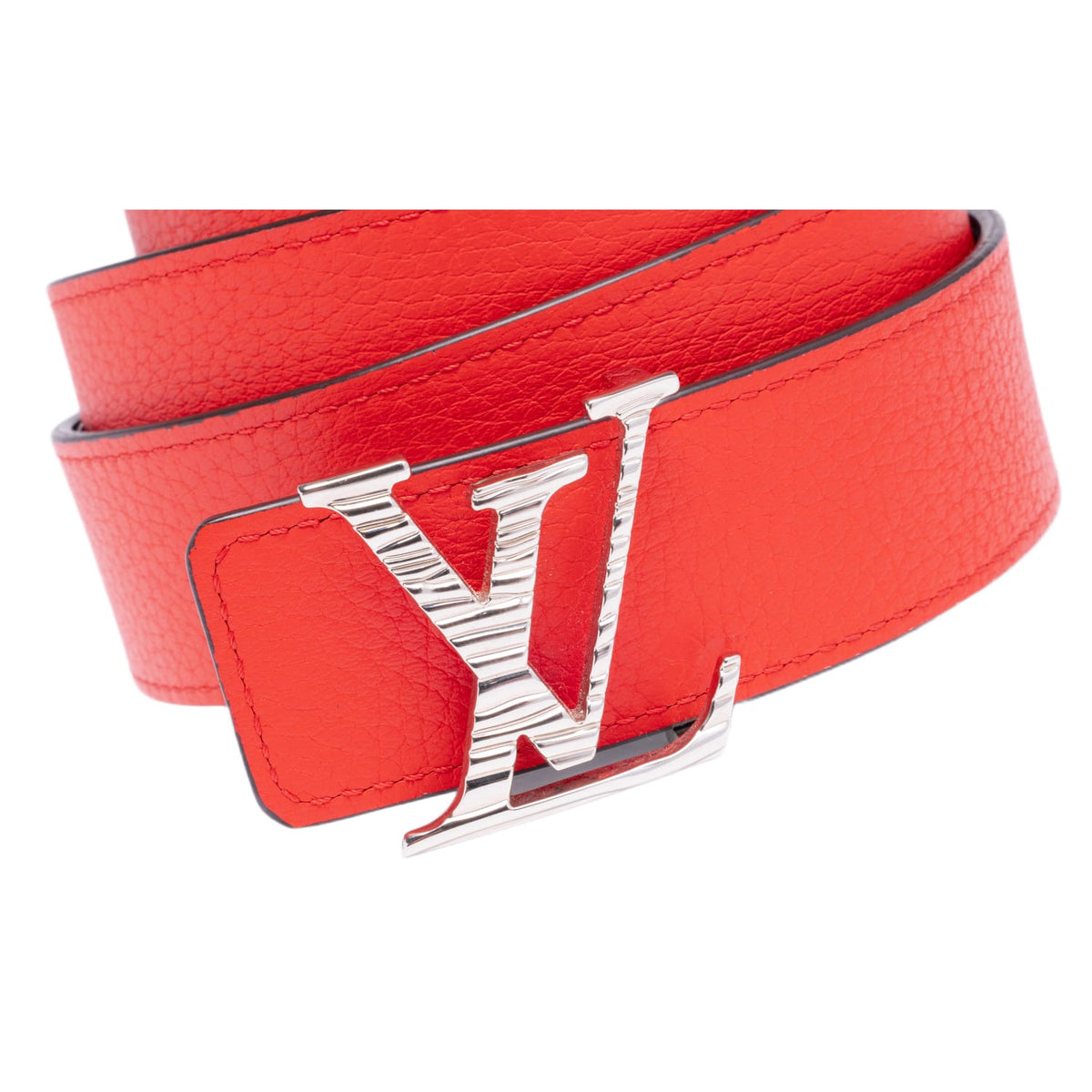 Louis Vuitton 'Red & Navy' LV Reversible 35mm Belt