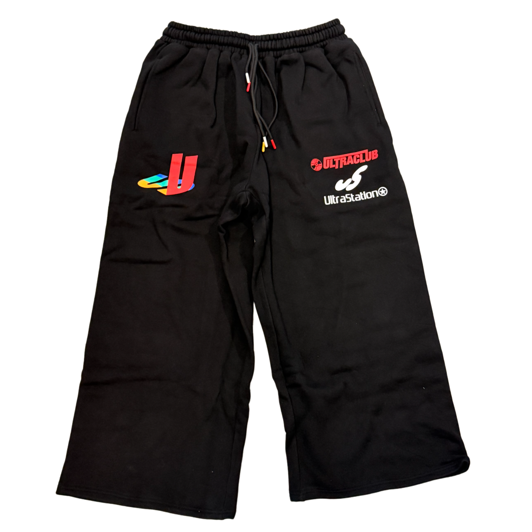Ultra Wrld 'UltraStation 2' Black Sweatpants