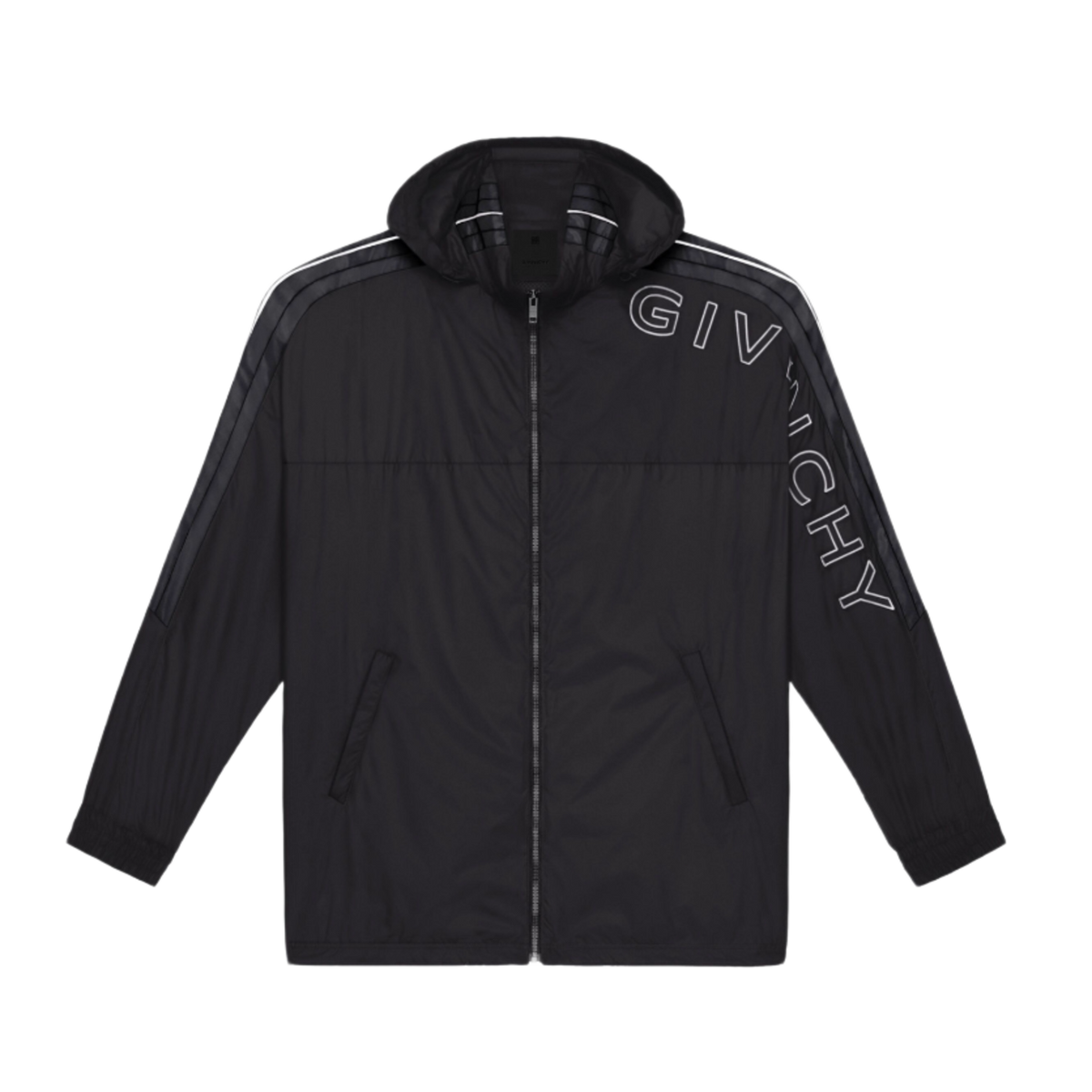 Givenchy 'Grey Lined' Black Jogger Jacket
