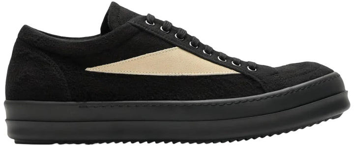RIck Owens DRKSHDW 'Black Felt Suede' Vintage Sneakers