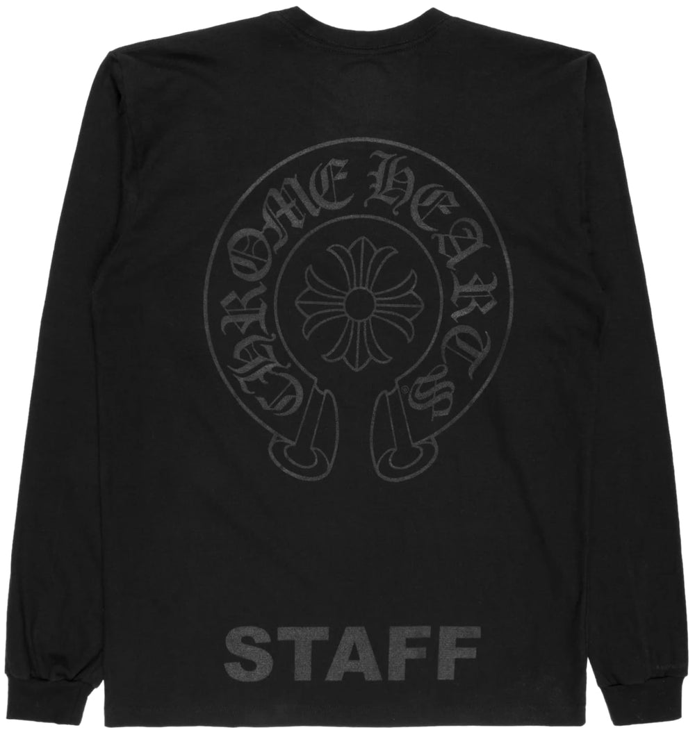 Chrome Hearts 'Staff' Black Longsleeve