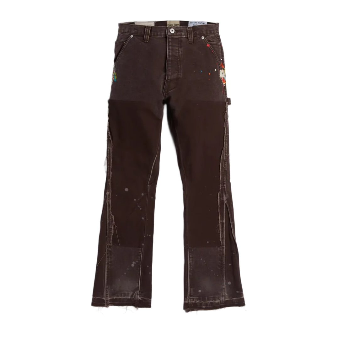 Gallery Dept 'LA Flare' Brown Carpenter Pants
