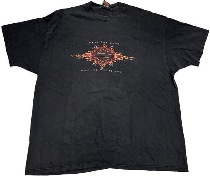 Harley Davidson 'Feel The Heat' Vintage Tee