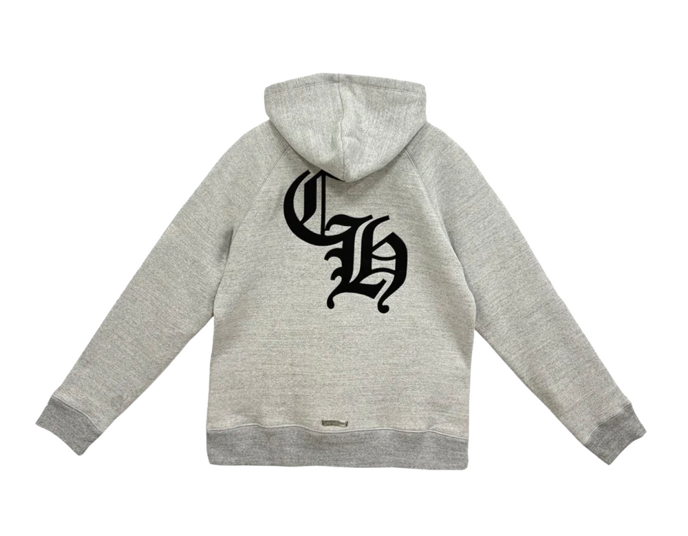 Chrome Hearts 'Grey' Seven-11 CH Logo Hoodie