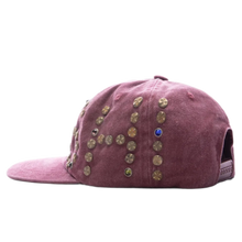 Satoshi Nakamoto Studded Hat “Washed Red”