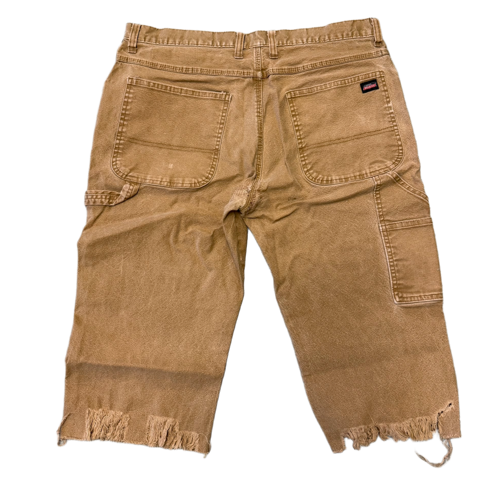 SeCND SLF 'Bronze' Patchwork Denim Shorts