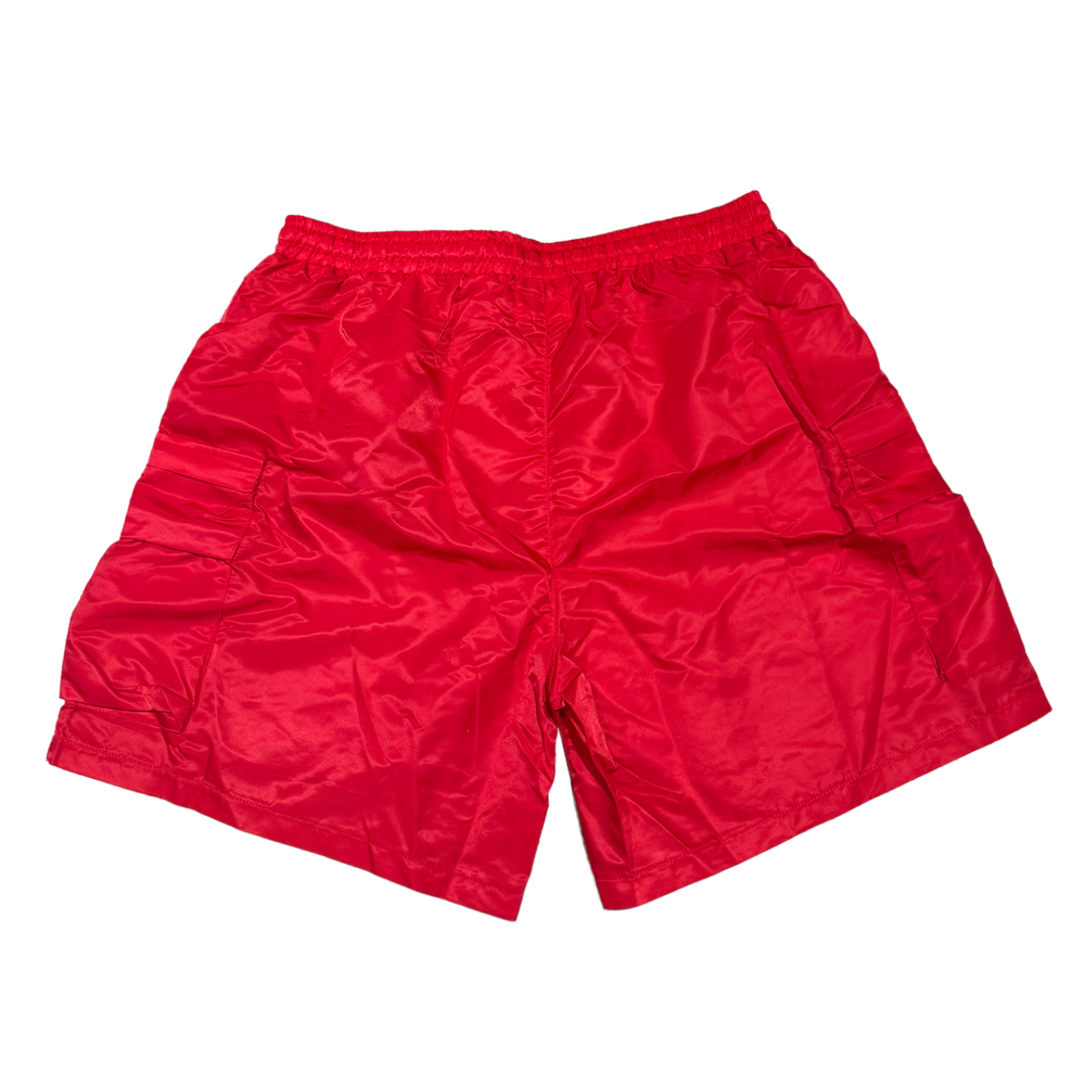 Saint Vanity 'Red' Nylon Shorts