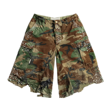 Mattias Gollin 'Camo' Sugi Studded Shorts