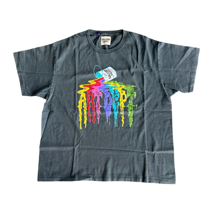 Gallery Dept 'Black' Multicolor Paint Supply Tee