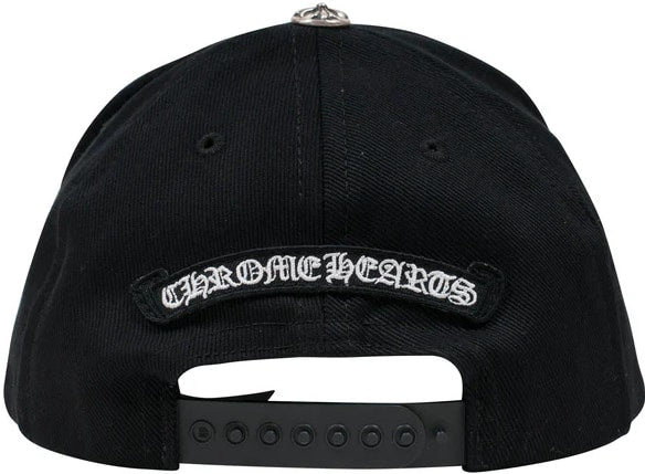 Chrome Hearts 'Black' Vertical CH Logo Snapback Hat