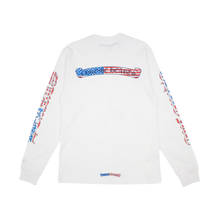 Chrome Hearts Matty Boy 'USA Scroll' White Longsleeve Tee