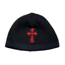 Chrome Hearts Vintage 'Red Cross' Skull Cap Beanie