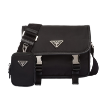 Prada 'Re-Nylon Saffiano Leather' Shoulder Bag