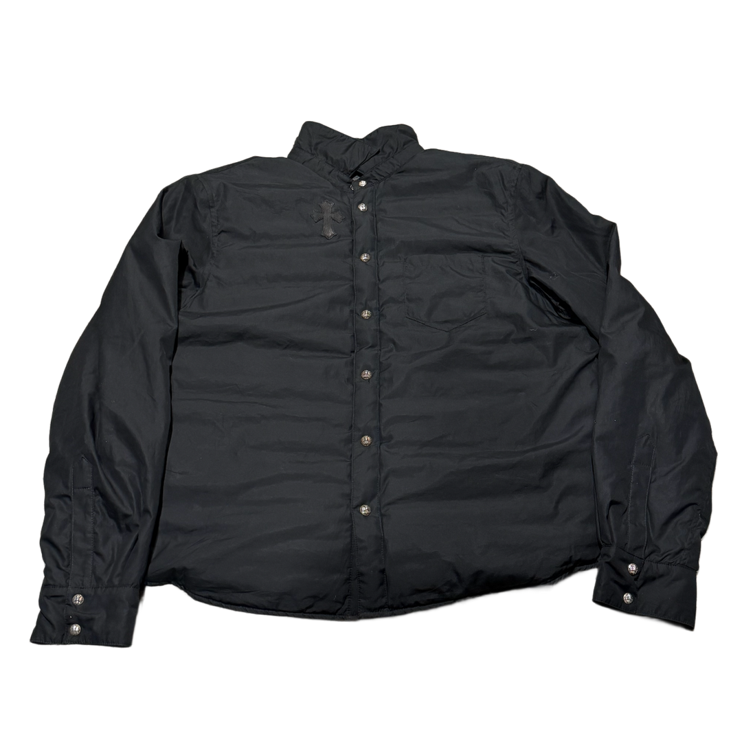 Chrome Hearts 'Cross Patch' Goose Down Padded Shirt