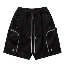 Rick Owens DRKSHDW 'Black' Bauhaus Cotton Shorts